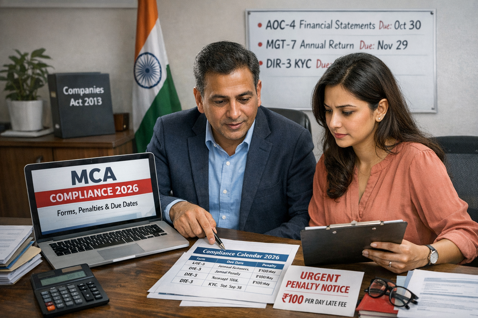 Understanding MCA Compliance: Forms, Penalties & Due Dates (2026 Update)